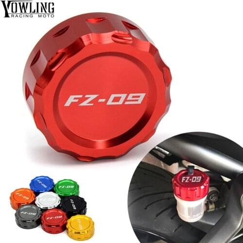 Motorcycle Aluminum Rear Cylinder Brake Fluid Reservoir Cover Cap For Yamaha MT-09 FZ-09 FZ 07 MT 09 FZ 09 2014 2015 2016 2017