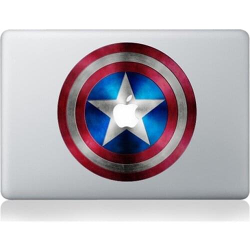 Marvel Captain America Laptop Sticker Skin 11/12/13/14/15/16 in for Macbook Air Pro Air 13" 15" A1398 A1465 A1502 A2141