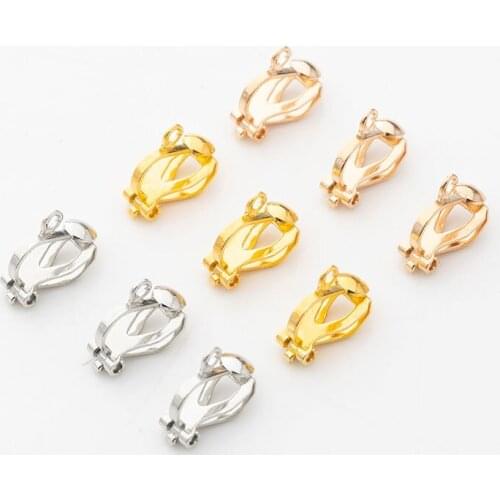 Delicate Fashion Split Plated Perforated Copper Earrings, White K, KC Gold Hollow Triangle