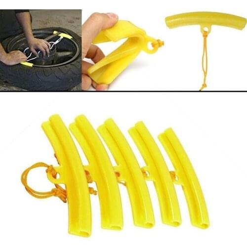New 5PCS/set Tyre Wheel Changing Edge Savers Tool Yellow Car Tire Changer Guard Rim Protector