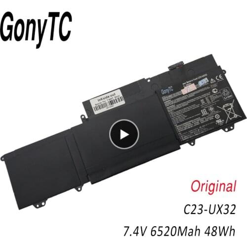 New C23-UX32 Laptop Battery for ASUS VivoBook U38N U38N-C4004H ZenBook UX32 UX32V UX32A UX32VD 7.4V 6520mAh