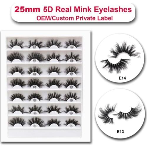 Wholesale 25mm 100% Real Mink 3D Eyelashes Criss-cross Soft Makeup Cosmetics Fake Lashes 30pcs Custom Private Label/Packaging