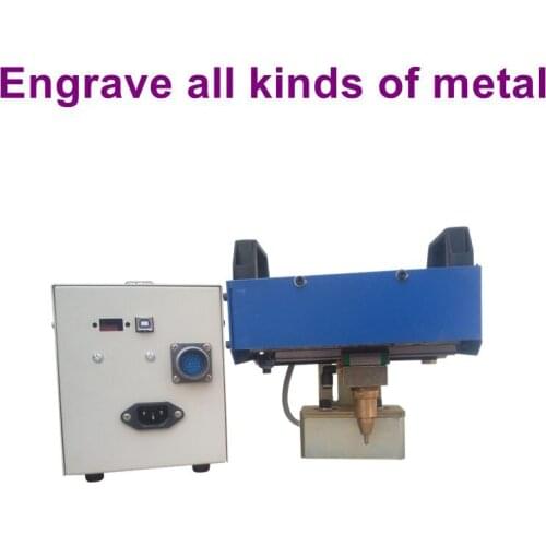Pneumatic vin number marking machine Portable Pneumatic Metal Nameplate Dot Peen Marking Machines Price 125*30mm