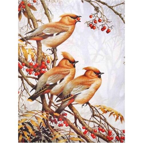 Full square diamond painting birds rhinestone embroidery animals mosaic decor diy diamond dots poster wall paper diy craft gift