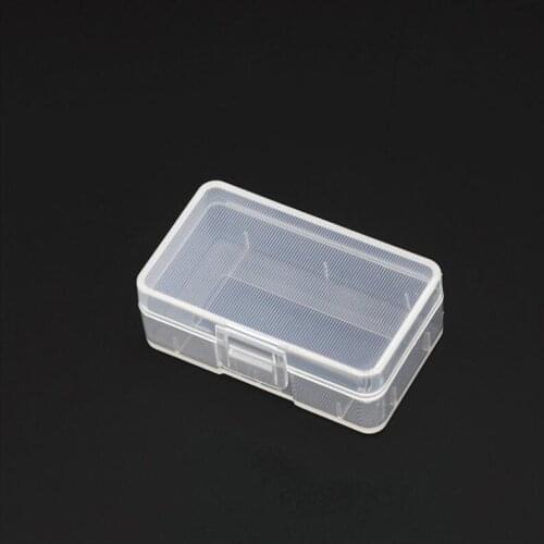 Portable Plastic Batteries Holder Storage Box Transparent for 1pcs 9V 6F22 Battery Container Protective Case High Quality