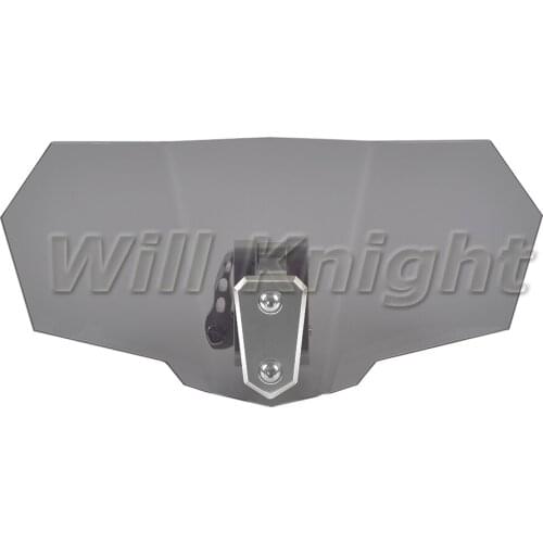 Adjustable Windshield Airflow Bolt-On Variable Spoiler Windscreen for Yamaha MT-07 MT-09 YZF R1 R6 R6S FJ-09 FZ1 FZ6 R125 TMAX