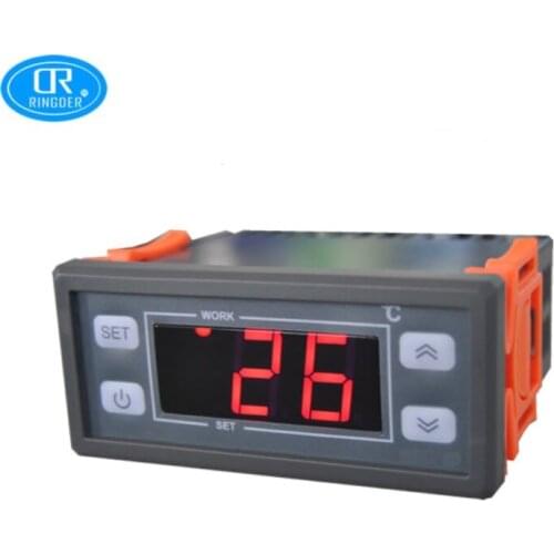 RINGDER RC-212S 12VACDC10A Cool and High Low Temp Alarm Two Output Universal Digital Temperature Controller Regulator Thermostat