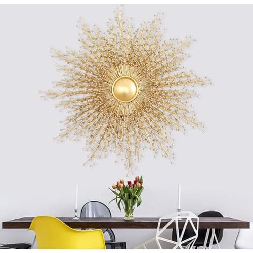 Modern Iron Bathroom Mirror Bedroom Hanging Mirror Wall Decoration Mirror