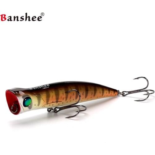 Topwater Popper Spitters Floating fishing lures VP03 Wobbler isca Artificial Hard Bait peche leurre pesca poper fishing tackle