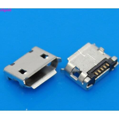 10pcs G21Y Micro USB 5pin DIP Female Connector for Mobile Phone Mini USB Charging Socket Curly Mouth Sale at a Loss Brazil