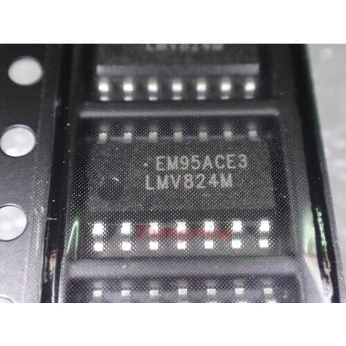 10pcs LMV824 LMV824M LMV824MX SOP14