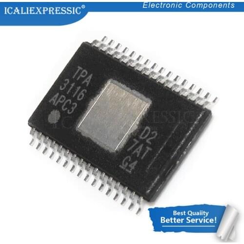 2PCS TPA3116D2DADR HTSSOP32 TPA3116D2 HTSSOP-32 TPA3116 TSSOP IC chip new original