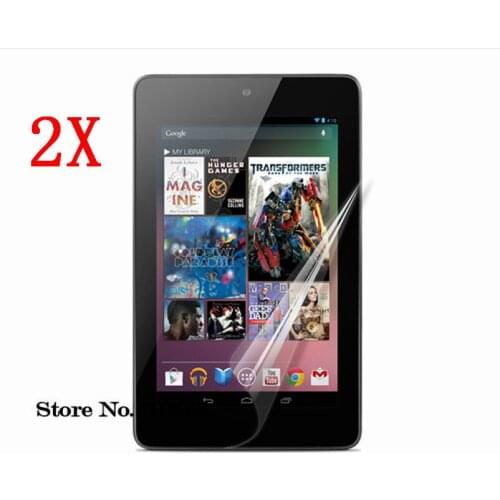 2 X High Clear Screen Film HD Screen Protector For ASUS Google Nexus 7 1st Gen nexus7 2012 First generation ME370 ME370T ME370TG