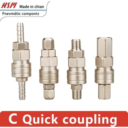 2PCS European standard European union European pneumatic joint quick connector is suitable for air compressor 6mm 8mm 10mm hose