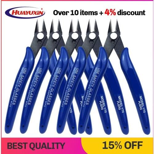 5/10pcs 3D Printer Parts for Plato. 170 U.S. US American Wishful Clamp DIY Electronic Diagonal Pliers Side Cutting Nippers Wir