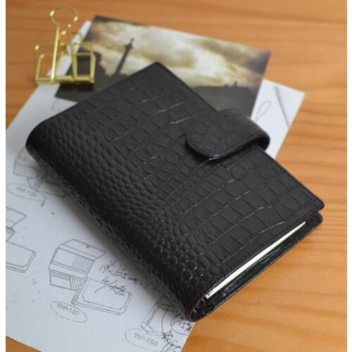 2018 Yiwi Vintage A6 Persona Genuine Leather Travelers Notebook Diary Planner Sketchbook Creative Birthday