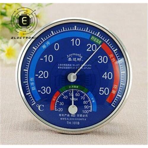 Large Round Thermometer Hygrometer Temperature and Humidity Monitoring Instrument High Quality and High Precision