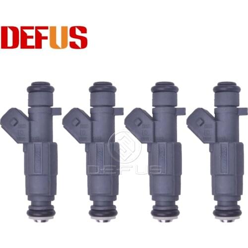 DEFUS 4X OE 0280156321 Fuel Injector Nozzle Bico For CITROEN C2 C3 C4 XSARA BERLINGO Peugeot 206 Value 0 280 156 321/9052856 NEW