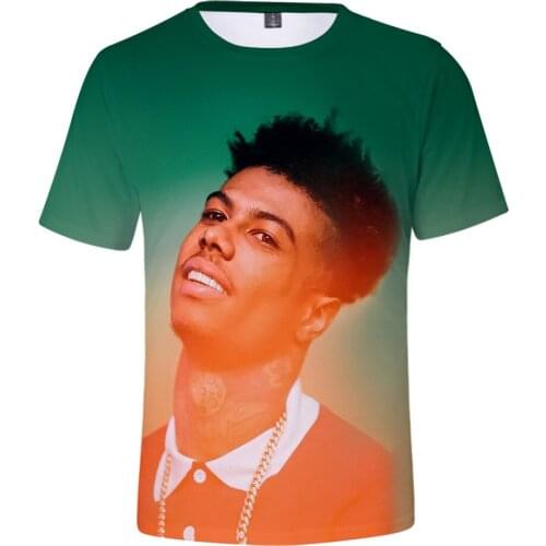 Rapper BlueFace 3D T-shirt Men Short Sleeve Tops New Women Tees 2019 Summer t shirts 3D BlueFace Hot sale print t-shirt Mens