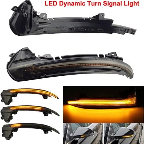 Side Mirror Blinker Indicator LED Dynamic Turn Signal Light For Audi A6 RS6 S6 C7 C7.5 4G 2012 2016 2017 2018