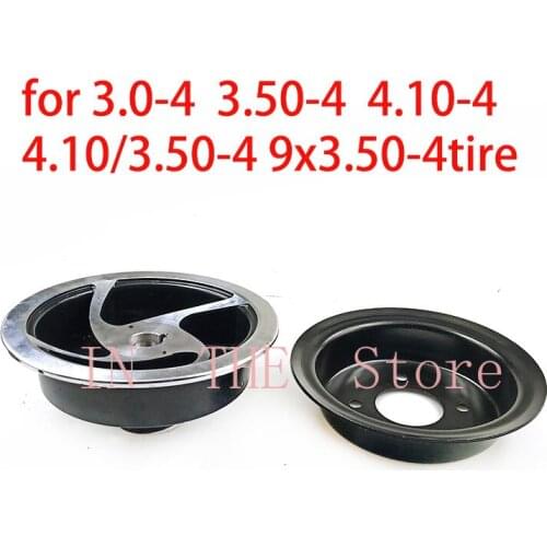 4 Inch 4.10/3.50-4 9x3.50-4 3.00-4 Hub Aluminium Alloy Wheel Rims Keyway Bearing Hubfor MiNi Moto,ATV&Go Kart Electric Scooter