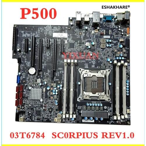 For Lenovo Thinkstation P500 Desktop Motherboard X99 C612 LGA 2011-V3 DDR4 03T6784 00FC915 Workstation Motherboard