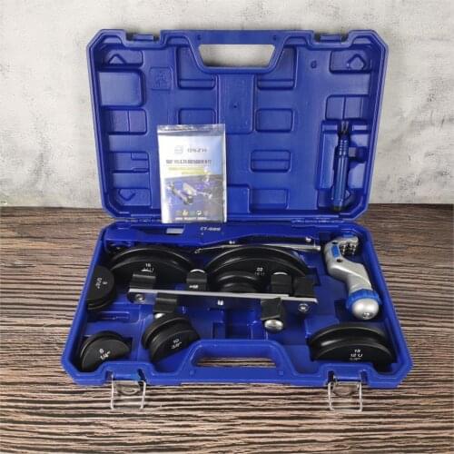Pipe Bender Set Tube 90 Bent Aluminum Alloy Manual Bending Machine Hand Tools CT 999