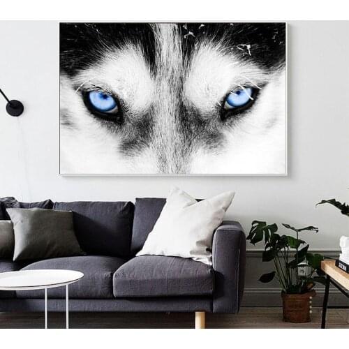 Paintings On The Wall Animal Canvas Wall Art Wolf Posters and Prints On The Wall Picture for Homedesign Big Large Decor