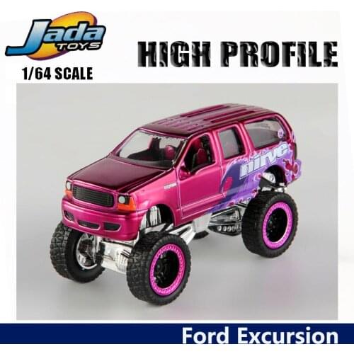 New JaAda 1:64 Scale High Profile Forrd Excursion Diecast Alloy Car molde For Collection Gift