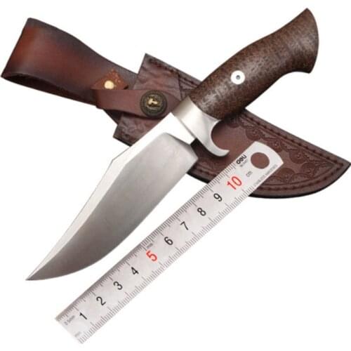 Free shipping Outdoor high hardness DC53 steel straight knife camping survival portable self defense knife EDC tool