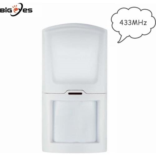 Wide Angle Passive Wireless Infrared Motion Detector PIR Motion Sensor for Smart Security Alarm System Movement Detection