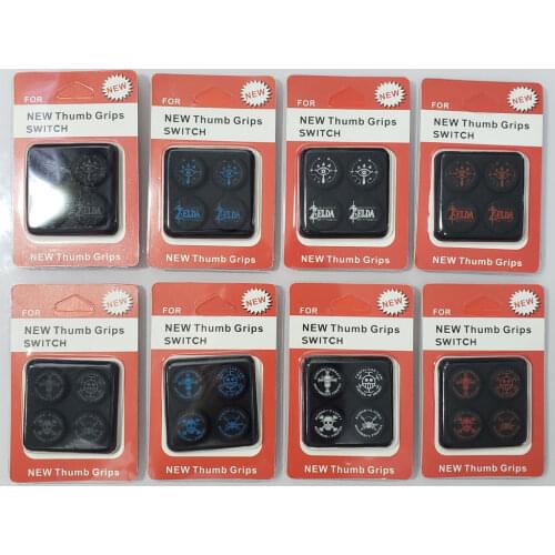 2019 New Silicone Thumb Stick Grip Caps Analog Joystick Cover Case For Zelda Nintend Switch NS JoyCon Controller Joy-Con Joypad