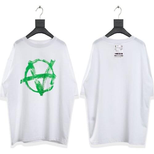 VETEMENTS High street new VTM vehicles short sleeve OS loose casual hip hop lovers short sleeve t-shirt men and women fashion