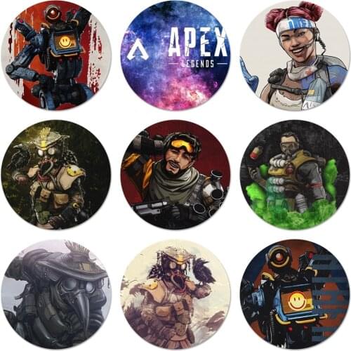 Apex Legends Icons Pins Badge Decoration Brooches Metal Badges For Clothes Backpack Decoration