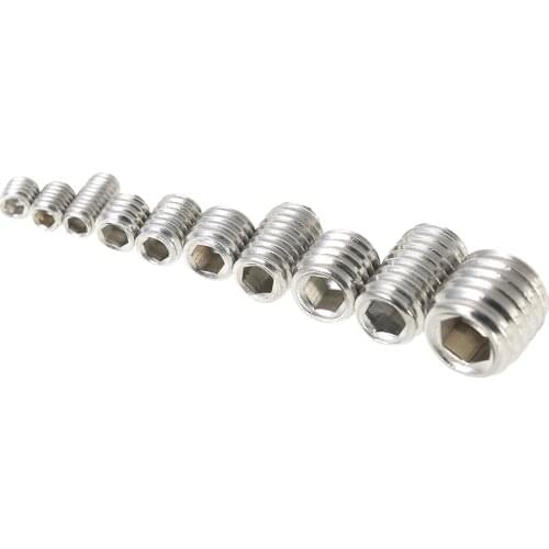 200pcs Stainless Steel Nut Set Hex Socket Drive Insert Nuts Threaded For Wood Furniture M3-M6/8