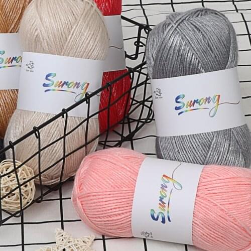5pieces Wool Yarn Hand-Woven Diy Rod, Needle and Thread Scarf Coat Sweater Thread Medium Thickness Wool Ball