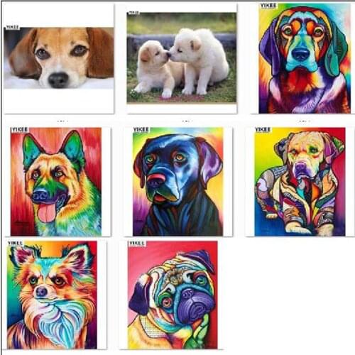 Diamond painting,5d diy, kit, Dogs,full,cross stitch,square, diamond mosaic,round,diamond embroidery NEW