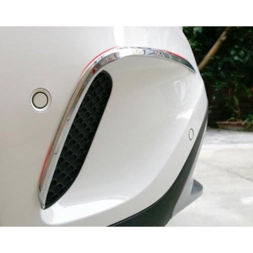 Car Styling Exterior Decoration Abs Chrome For Mercedes-Benz Gla 200 220 260 2015 Car Front Fog Lamp Eyebrow Trim 2Pcs Per Set