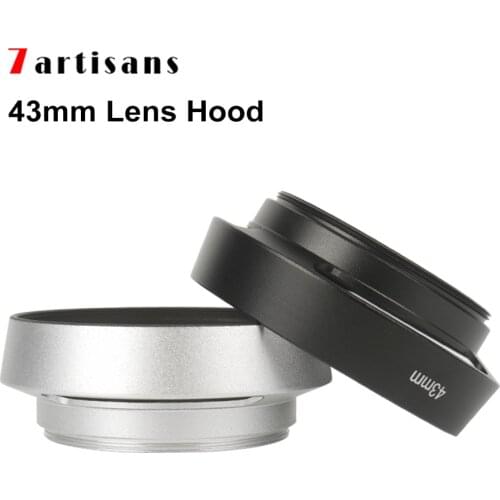 7Artisans 43mm Lens Hood for 43mm Filter Camera Lente
