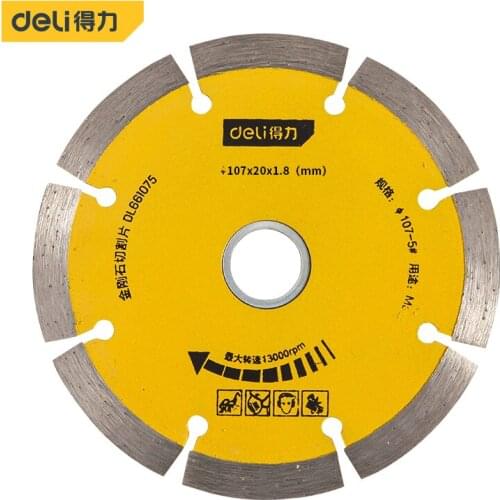 Deli Circular Saw Blade Mn Steel Metal Aluminum Copper Cutting Blade Wood Aluminum Metal Plate Cutting Tool High Quality