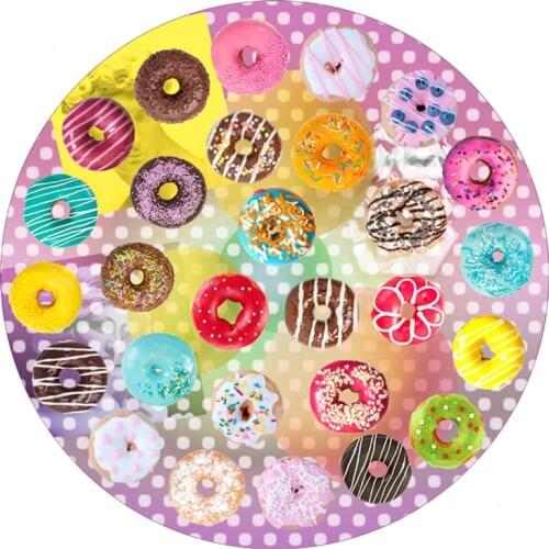 Wooden Puzzles Unique Donuts Aegean Sea DIY Wooden Jigsaw Adults Puzzle For Children Educational Games Puzzle Toys Crafts Gifts