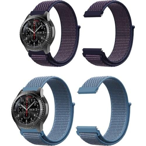 For Huamei amazfit BiP nylon bracelet 20mm 22mm for amazfit GTS 2 2e Mini GTR 42mm 47mm GTR2 2E Stratos 2 For Honor Watch Magic