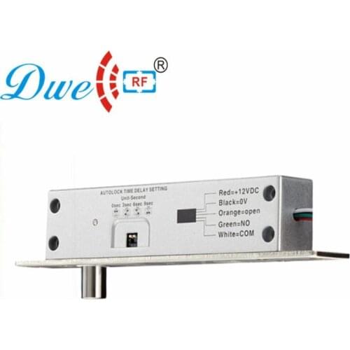 DWE CC RF access control door lock fail secure narrow door mortise electric bolt with strong holding force