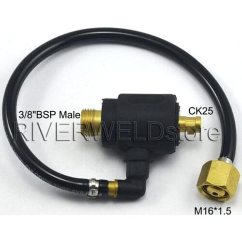 WP-17 SR-17 TIG Welding Torch Cable Joint Change 3/8" BSP Male