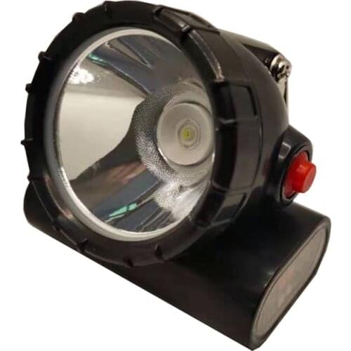 KL5LM Wireless LED Mining Headlamp Safety Miner Cap Lamp With Strobe Red Blue Light for Fishing Hunting Riding Outdoor Adventure