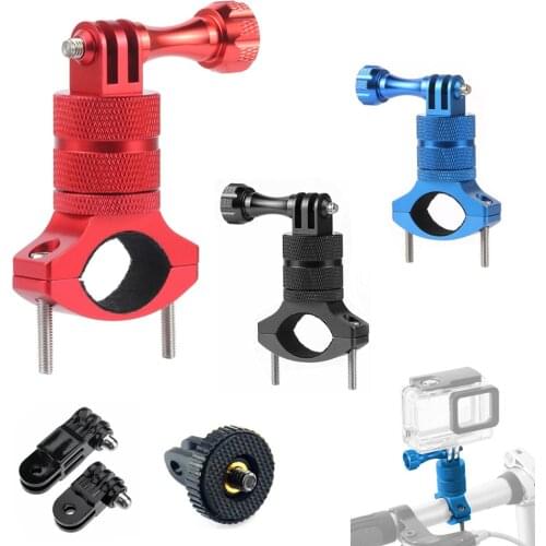 360 Degree Rotation Bicycle Handlebar Adapter Mount for Gopro Hero Sony X3000 X1000 AS300 AS200 AS100 AS50 AS30 AS20 AS15 AS10