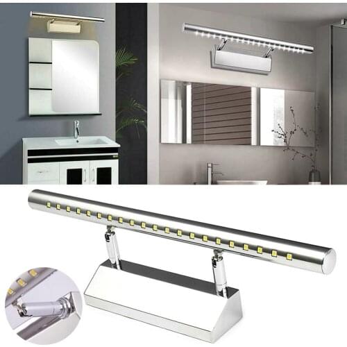 5050 21Led 560Lm Mirror-Front Lighting Wall Lamp Stainless Steel light White Stainless Steel Wall Light For Bathroom Bedroom