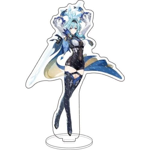 New Game Genshin Impact Zhongli Kamisato Ayaka Diluc Cosplay Hero Stand Plate Acrylic Cute Standing Sign Great Gifts