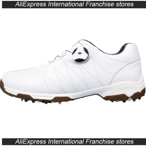 New Comfortable Leather Girl Woman Shoes Anti-Slip Nail Shoes Waterproof Breathable GOLF Sports Run Shoes Sneakers Lady Patent