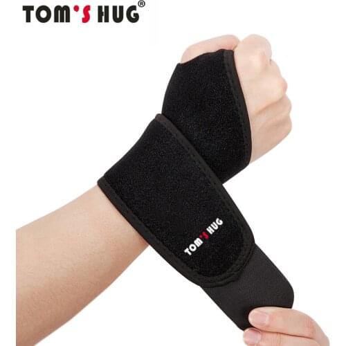 Professional Sports Wrist Bracer Wristband Support Toms Hug Adjustable Wrist Protection Arthritis Fitness Ball Game Movement